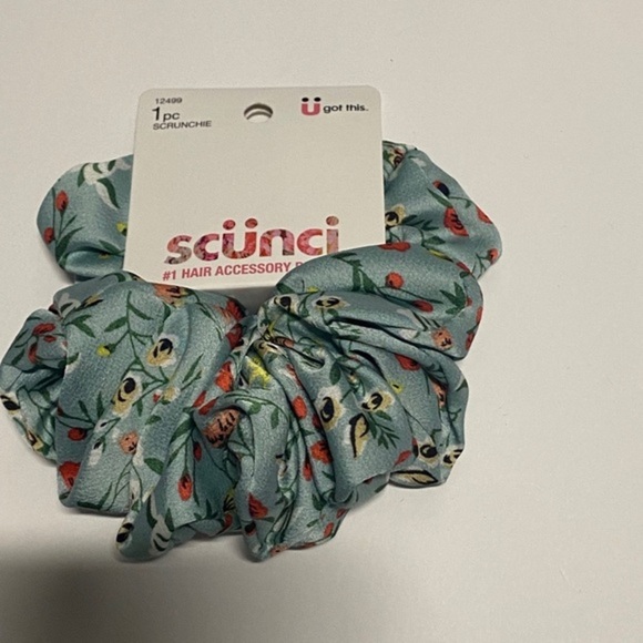 Scunci 1pc Scrunchie U Got This 12499 Floral Multicolor - Picture 9 of 9